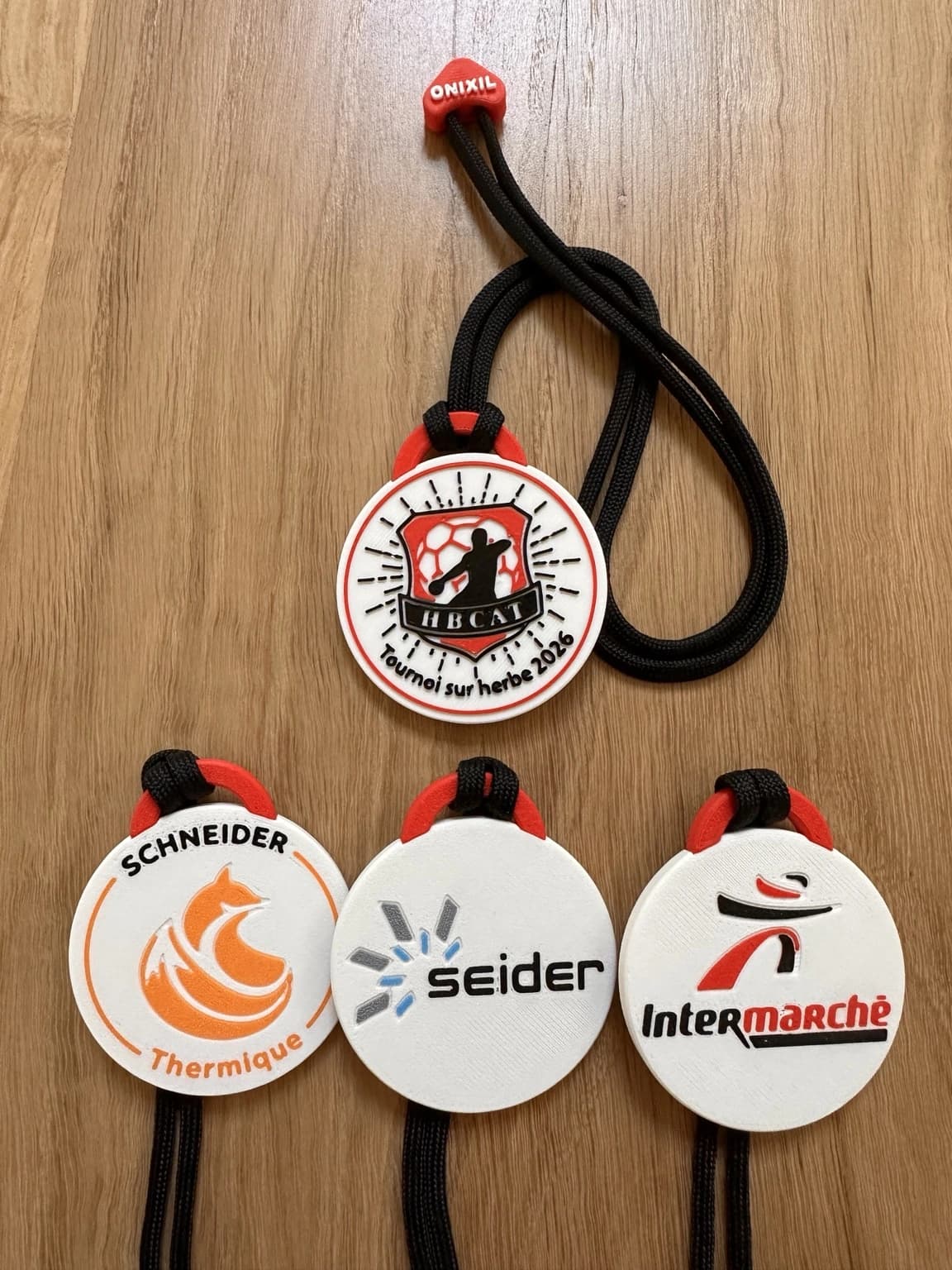 Medailles personnalisés pour HBCAT — Handball Club Auffay Totes